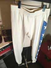 Load image into Gallery viewer, 291 Venice Size 3 Ivory Blue Stars Sweatpants NWT 2400-921-9820
