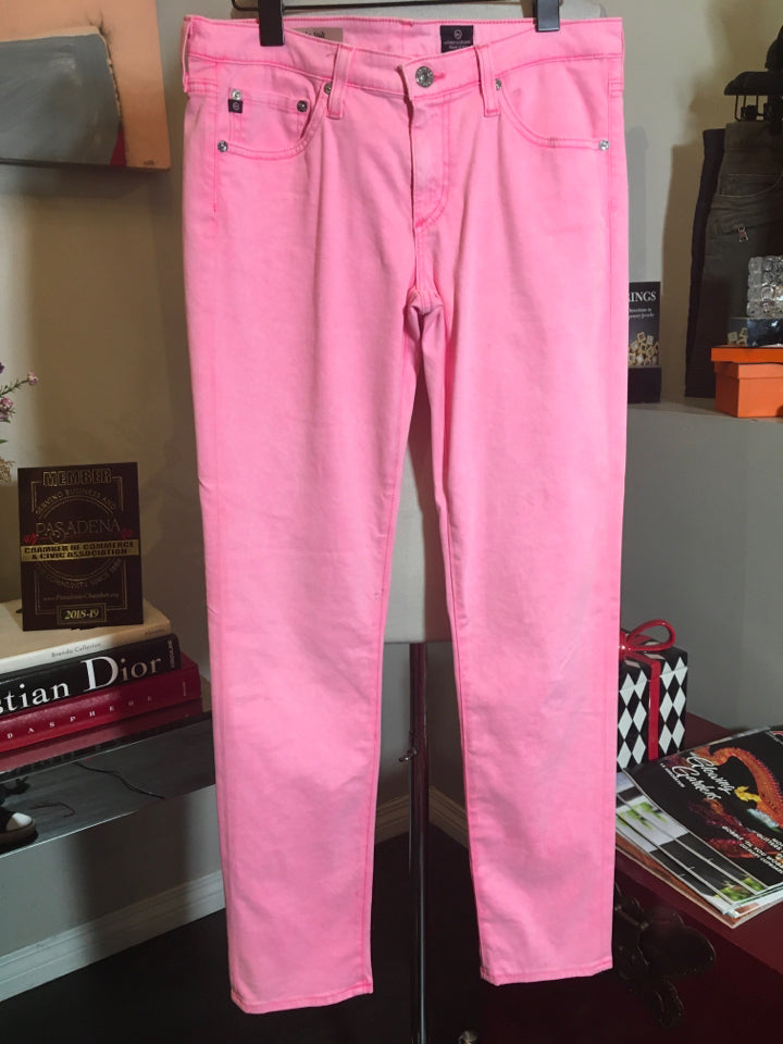 Adriano Goldschmed Size 29 Pink Stretch Cotton Skinny Jeans 2400-298-22920