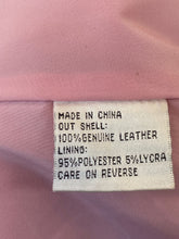 Load image into Gallery viewer, St. John Pink Leather Size P Leather Bomber Jacket
