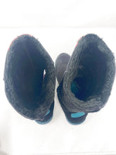 Load image into Gallery viewer, Desigual 40 Black Faux Fur Sueds Boots 2870-140-11121
