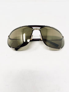 Dolce & Gabbana Brown Plastic Metal Aviator Sunglasses 2400-631-31621