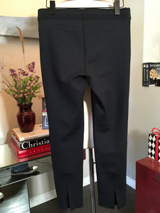 James Perse Size 2 Black Microfiber Skinny Pants 2400-431-3520