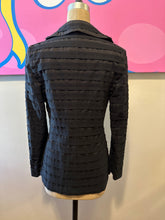 Load image into Gallery viewer, Maison Margiela Black Ribbon Pleated Cotton Jacket
