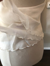 Load image into Gallery viewer, Empirio Armani Size 40 Ivory Silk Crepe Halter Top 2886-4-8421
