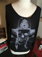 Load image into Gallery viewer, 291 Size 1 Black Cashmere SKull Arrow  Sweater 2400-850-9220
