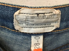 Load image into Gallery viewer, Current / Elliott Size 28 Blue Stretch Cotton Distressed Jeans 2400-312-52120
