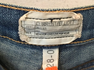 Current / Elliott Size 28 Blue Stretch Cotton Distressed Jeans 2400-312-52120