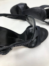 Load image into Gallery viewer, Giuseppe Zanotti 8.5 Black Leather Gladiator Sandals 2828-2-61421
