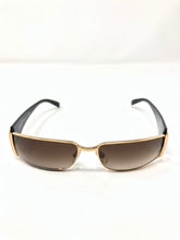 Load image into Gallery viewer, Versace Black Plastic Gold Metal Medusa Sunglasses 2676-100-102221
