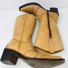 Load image into Gallery viewer, Gianni Barbato 37.5 Tan Leather Western Boots 2400-551-31220
