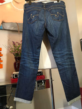 Load image into Gallery viewer, Adriano Goldschmed Blue Stilt Roll-Up  Skinny Distressed Jeans 2400-325-31120
