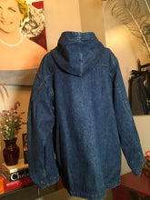 Load image into Gallery viewer, Valentino Blue Denim Cotton Vintage 1980s Coat 357-7-91120
