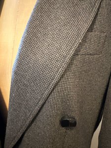 Stella McCartney Size 42 Gray Wool Houndstooth Jacket Blazer