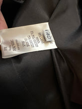 Load image into Gallery viewer, Balmain Size 40 Black Wool GabardineTuxedo Smoking Jacket
