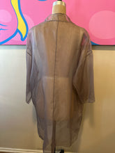 Load image into Gallery viewer, Eileen Fisher Size L Lavender Silk Kimono Jacket NWT
