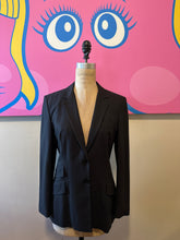 Load image into Gallery viewer, D&amp;G Size 42 Black Career Blazer Jacket
