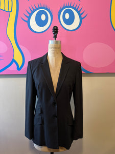 D&G Size 42 Black Career Blazer Jacket