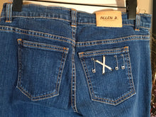 Load image into Gallery viewer, Allen B Size 30 Blue Stretch Cotton Safety Pins Jeans 2400-282-52120
