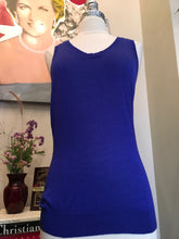 Load image into Gallery viewer, Alexander McQueen Size M Purple Wool &amp; Silk Cashmere Knit Top 2400-753-12119
