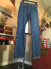 Load image into Gallery viewer, Allen B Size 30 Blue Stretch Cotton Safety Pins Jeans 2400-282-52120
