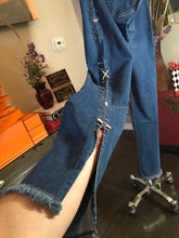 Load image into Gallery viewer, Allen B Size 30 Blue Stretch Cotton Safety Pins Jeans 2400-282-52120
