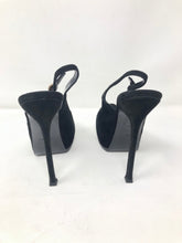 Load image into Gallery viewer, Yves Saint Laurent Black Trib Too Suede Pumps 1-532-112021
