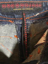 Load image into Gallery viewer, Adriano Goldschmed Size 27 Bluen Leather Waist Jeans 2400-283-52120
