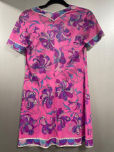 Load image into Gallery viewer, Pucci Vintage Pink Blue Polyester Chemise
