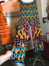 Load image into Gallery viewer, M Missoni Size 42 Black Pink Teal Knit Pants NWT 2400-384-11920
