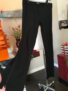 Vince Size 6 Black Riding Equestrian Style Skinny Leggings Pants 2400-469-3520