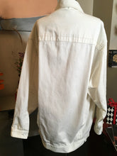 Load image into Gallery viewer, Maison Margiela Size XS White Cotton Jean Trucker Jacket NWT 2400-144-12119
