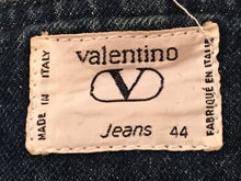 Load image into Gallery viewer, Valentino Blue Denim Cotton Vintage 1980s Coat 357-7-91120
