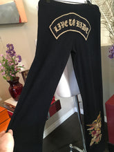 Load image into Gallery viewer, Amal Guessous Size S Black Cashmere Pants NWT 2400-420-5720
