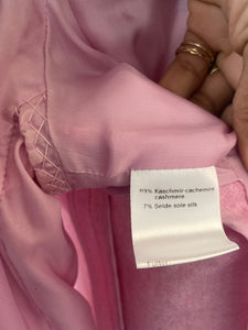 Akris Size 12 Pink Cashmere Silk Blazer