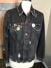 Load image into Gallery viewer, BALIK Levis Black Denim Los Angeles Lakers Repeat Champs Jacket 2400-194-2820
