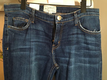 Load image into Gallery viewer, Current / Elliott Size 28 Blue Stretch Cotton Frayed Jeans NWT 2400-320-31020
