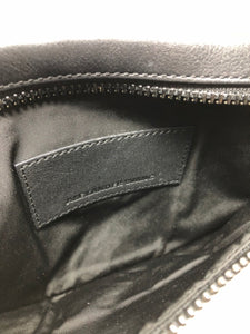 Alexander Wang Black Animal Print Calf Hair Wristlet Bag Purse 1-535-113021