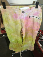 Load image into Gallery viewer, The People of the Labyrinths Peach Green Hombre Linen Pants 2400-409-22720
