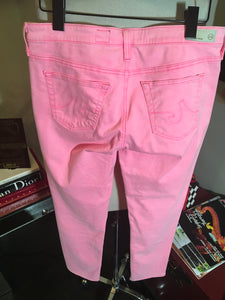 Adriano Goldschmed Size 29 Pink Stretch Cotton Skinny Jeans 2400-298-22920