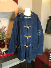 Load image into Gallery viewer, Valentino Blue Denim Cotton Vintage 1980s Coat 357-7-91120
