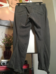 TR 900 Size 2 Olive Green Cotton Cargo Cropped Pants 2400-301-22920