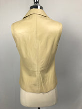 Load image into Gallery viewer, Burberry Prorsum Size 42  Tan Leather Vest - 1580-41-9818
