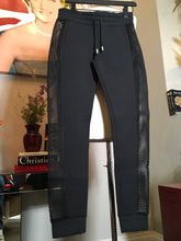 Load image into Gallery viewer, Philipp Plein Size S Black Cotton Mesh Sweatpants 2400-411-12519
