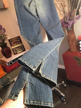 Load image into Gallery viewer, Allen B Size 29 Blue Stretch Cotton Bell Botton Jeans 2400-288-52120
