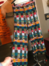 Load image into Gallery viewer, Missoni Size 42 Wool Orange Black Green Knit Square Pants 2400-382-12320
