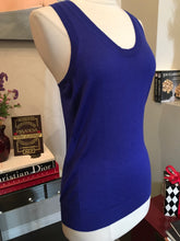 Load image into Gallery viewer, Alexander McQueen Size M Purple Wool &amp; Silk Cashmere Knit Top 2400-753-12119
