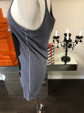 Load image into Gallery viewer, 291 Size 2 Gray Black Peace Sign Studs Cotton Tank Dress 2400-888-6821
