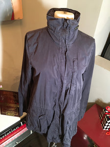James Perse Yiosemite Off Black Cotton Blend Military Jacket 2400-38-111720