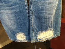 Load image into Gallery viewer, Current / Elliott Sz 27 Blue Stretch Cotton Distressed Jeans 2400-293-52120
