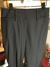 Load image into Gallery viewer, Dolce &amp; Gabbana Size 42 Black Wool Pin Stripe Pants 2400-299-11020
